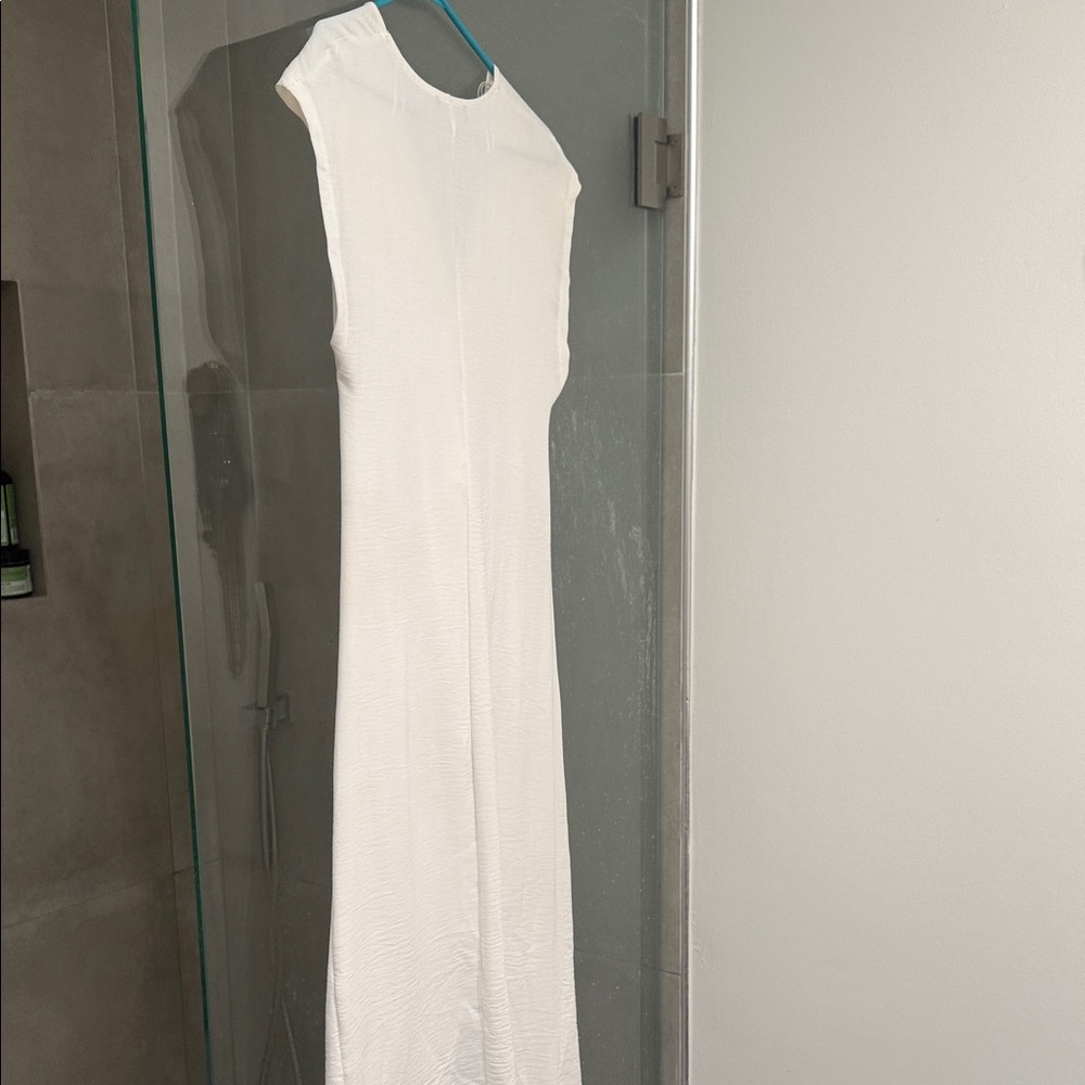 Zara white Midi Dress size M - Picture 8 of 8